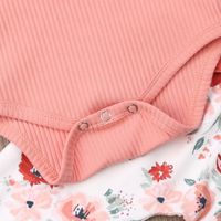 Baby Clothing Set Long-sleeved Romper Trousers Printing Fashion Baby 3-piece Set Autumn Baby Clothes main image 4