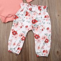 Baby Clothing Set Long-sleeved Romper Trousers Printing Fashion Baby 3-piece Set Autumn Baby Clothes main image 5