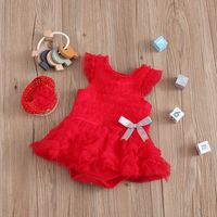 Vestido De Verano Para Niñas De 0 A 1 Año De Edad, Hilo De Red De Cumpleaños Para Bebés, Vestido De Primer Año, Vestido Esponjoso main image 6