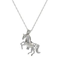 New Products Accessories Creative Diy White Dragon Horse Pendant Natural Freshwater Pearl Necklace Wholesale main image 2