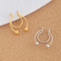 Stainless Steel Nose Clip U-shaped Non-perforated Nose Nails Nose Ring Piercing Jewelry main image 4