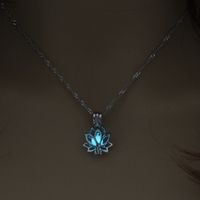 European And American Luminous Simplicity Accessories A Variety Of Popular Fashion All-match Luminous Hollow Necklace For Women Halloween Ornaments sku image 22