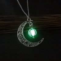 European And American Luminous Simplicity Accessories A Variety Of Popular Fashion All-match Luminous Hollow Necklace For Women Halloween Ornaments sku image 24