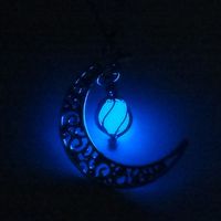 European And American Luminous Simplicity Accessories A Variety Of Popular Fashion All-match Luminous Hollow Necklace For Women Halloween Ornaments sku image 25