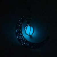 European And American Luminous Simplicity Accessories A Variety Of Popular Fashion All-match Luminous Hollow Necklace For Women Halloween Ornaments sku image 26