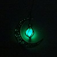 European And American Luminous Simplicity Accessories A Variety Of Popular Fashion All-match Luminous Hollow Necklace For Women Halloween Ornaments sku image 27