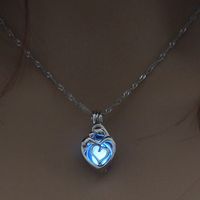 European And American Luminous Simplicity Accessories A Variety Of Popular Fashion All-match Luminous Hollow Necklace For Women Halloween Ornaments sku image 16