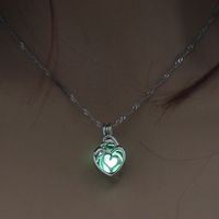 European And American Luminous Simplicity Accessories A Variety Of Popular Fashion All-match Luminous Hollow Necklace For Women Halloween Ornaments sku image 17