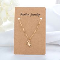 European And American Luminous Simplicity Accessories A Variety Of Popular Fashion All-match Luminous Hollow Necklace For Women Halloween Ornaments sku image 1