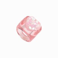 Korean Version Of Resin Ring Romantic Candy Color Three-dimensional Starry Love Ring sku image 5