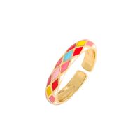 Fashion Copper Inlaid Zirconium Open Ring Fashion Personality Letter Love Female Ring Zodiac Animal Ring main image 6