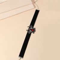 Collar De Araña Negra De Terciopelo Exagerado Collar Gargantilla Gótico Otoño E Invierno main image 4