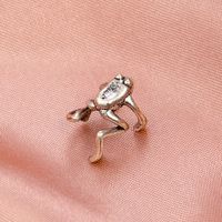 Wholesale Jewelry Retro Frog Copper No Inlaid Plating Earrings main image 5