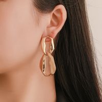 European And American Geometric Exaggeration Simple Personality Metal Earrings main image 1