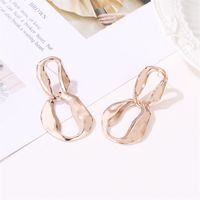 European And American Geometric Exaggeration Simple Personality Metal Earrings main image 5