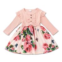 Girls Skirts Europe And America Autumn Long-sleeved Dress Children's Clothing main image 3