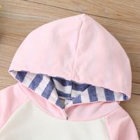 Spring And Autumn Fashion Long-sleeved Sweater Suit Striped Hooded Top And Trousers Two-piece Children's Clothing main image 3