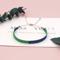 Cross-border Wholesale Woven Bracelet Couple Simple Design Versatile Fashion Style Small Bracelet Adjustable Accessories Wholesale main image 4