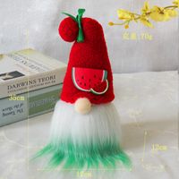 Hong Kong Love Cute Faceless Doll Ornaments Cute Fruit Plush Dwarf Doll Show Window Decorations Factory Wholesale main image 5