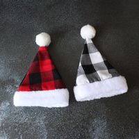 Cats Dogs Christmas Hats Headdress Flannel Plush Hat Party Decoration Hat Christmas Pet Hat main image 3