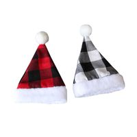 Cats Dogs Christmas Hats Headdress Flannel Plush Hat Party Decoration Hat Christmas Pet Hat main image 6