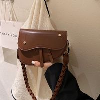 الأزياء عارضة تويست الصغيرة السرج حقيبة جديد واسعة الكتف حزام ركاب واحدة الكتف رسول حقيبة sku image 4