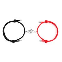 European And American New Style Holding Hand Magnets To Attract Christmas Lovers Bracelets A Pair Of Jewelry Wholesale sku image 2