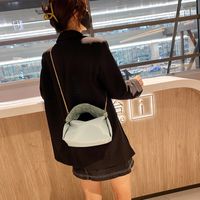 Plush Tote Large Capacity 2021 Autumn New Chain Plush Bag Hand Carrying Western Style Shoulder Messenger Bag sku image 1