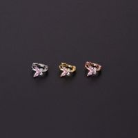 Ear Cartilage Rings & Studs Lady Butterfly Copper Plating main image 5