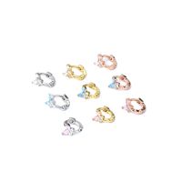 Ear Cartilage Rings & Studs Lady Butterfly Copper Plating main image 6