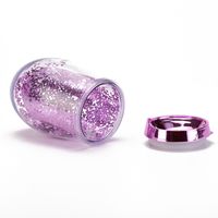 U-shaped Eggshell Cup Double Sequin Water Cup Egg Thermos Cup main image 5