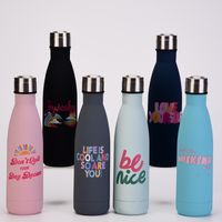 New Creative Stainless Steel Bottle 500ml Portable Insulation Outdoor Sports Cup Wholesale main image 4