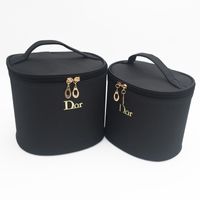 Fashion New Pu Cylinder Cosmetic Bag Portable Travel Toiletry Bag main image 9