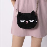 Korean New Plush Chain Bag Cute Messenger Soft Cute Personality Shoulder Bag main image 2