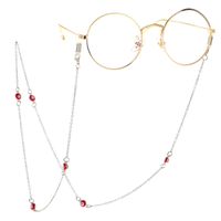 Mode Einfache Handgemachte Rote Brille Brillenkette Kette Brillenkette main image 1
