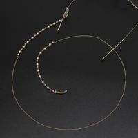 Fashion Chain Golden Pearl Copper Bead Glasses Chain Anti-lost Chain Mask Chain main image 3