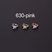 Ear Cartilage Rings & Studs Lady Butterfly Copper Plating sku image 2