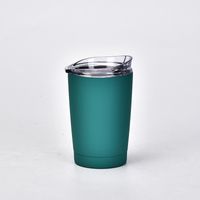 Cross-border 304 Stainless Steel Vacuum Cup Car Simple Cup With Straw Men And Women With Cover Coffee Cup Tumbler sku image 9