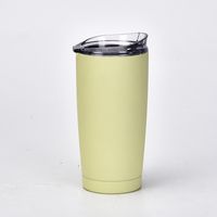 Double-layer Stainless Steel Creative Handy Cup Office Home Leisure Car Water Cup With Straw Insulation Portable Coffee Cup sku image 5