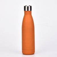 Cross-border  Stainless Steel Small Mouth Vacuum Cup Creative Glass Portable Outdoor Sports Coke Bottle sku image 1