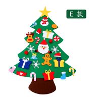 Christmas Decorations Children's Handmade Puzzle Diy Felt Cloth Christmas Tree sku image 5
