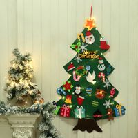 Christmas Decorations Children's Handmade Puzzle Diy Felt Cloth Christmas Tree sku image 9