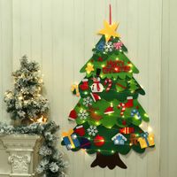 Christmas Decorations Children's Handmade Puzzle Diy Felt Cloth Christmas Tree sku image 10