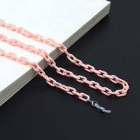 Acrylic Glasses Chain 9 Colors Candy Color Monochromatic Multicolor Concave Shape Creative Glasses Rope sku image 6