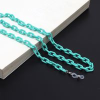 Acrylic Glasses Chain 9 Colors Candy Color Monochromatic Multicolor Concave Shape Creative Glasses Rope sku image 8