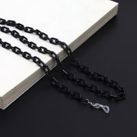 Acrylic Glasses Chain 9 Colors Candy Color Monochromatic Multicolor Concave Shape Creative Glasses Rope sku image 9