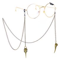 Europe And America Punk Bronze Hollow Beak Handmade Glasses Chain Accessories Non-slip Glasses Rope sku image 2