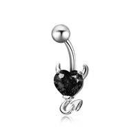 Fashion Heart Copper Plating Belly Ring sku image 1