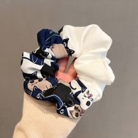 Simple Cat Hair Band Large Intestine Ring Hair Rope Fresh All-match Tie-up Hair Hair Rope Internet Celebrity Tie Ponytail Leather Band Female Wholesale sku image 1