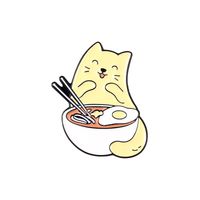 Cartoon Tier Legierung Brosche Kreative Süße Gierige Katze Stiehlt Fischform Tropfende Tasche Abzeichen Pin sku image 4